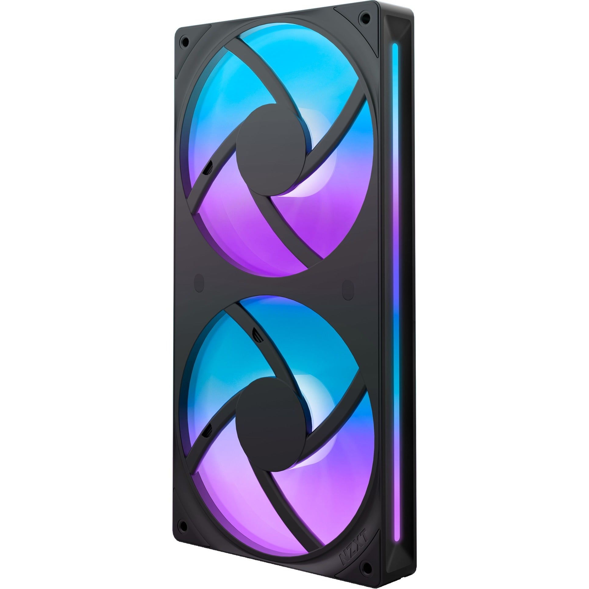 Nzxt f240 rgb core case fans (zwart, 2 stuks, 240 x 120 x 26 mm)