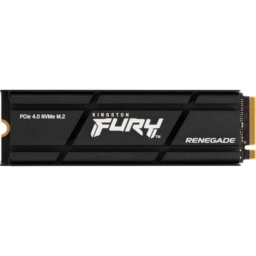 Kingston fury renegade met heatsink 2 tb ssd (zwart, sfyrdk 2000g, pcie 4.0 nvme, m.2 2280)