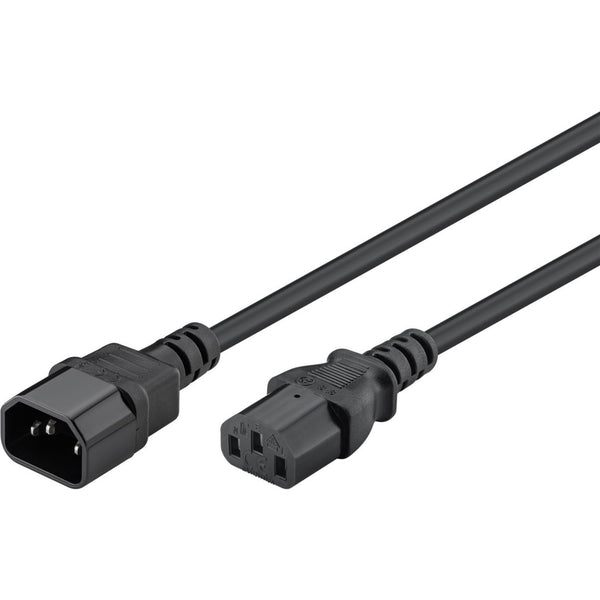 Goobay C14 > C13 Power Extension Cable (black)