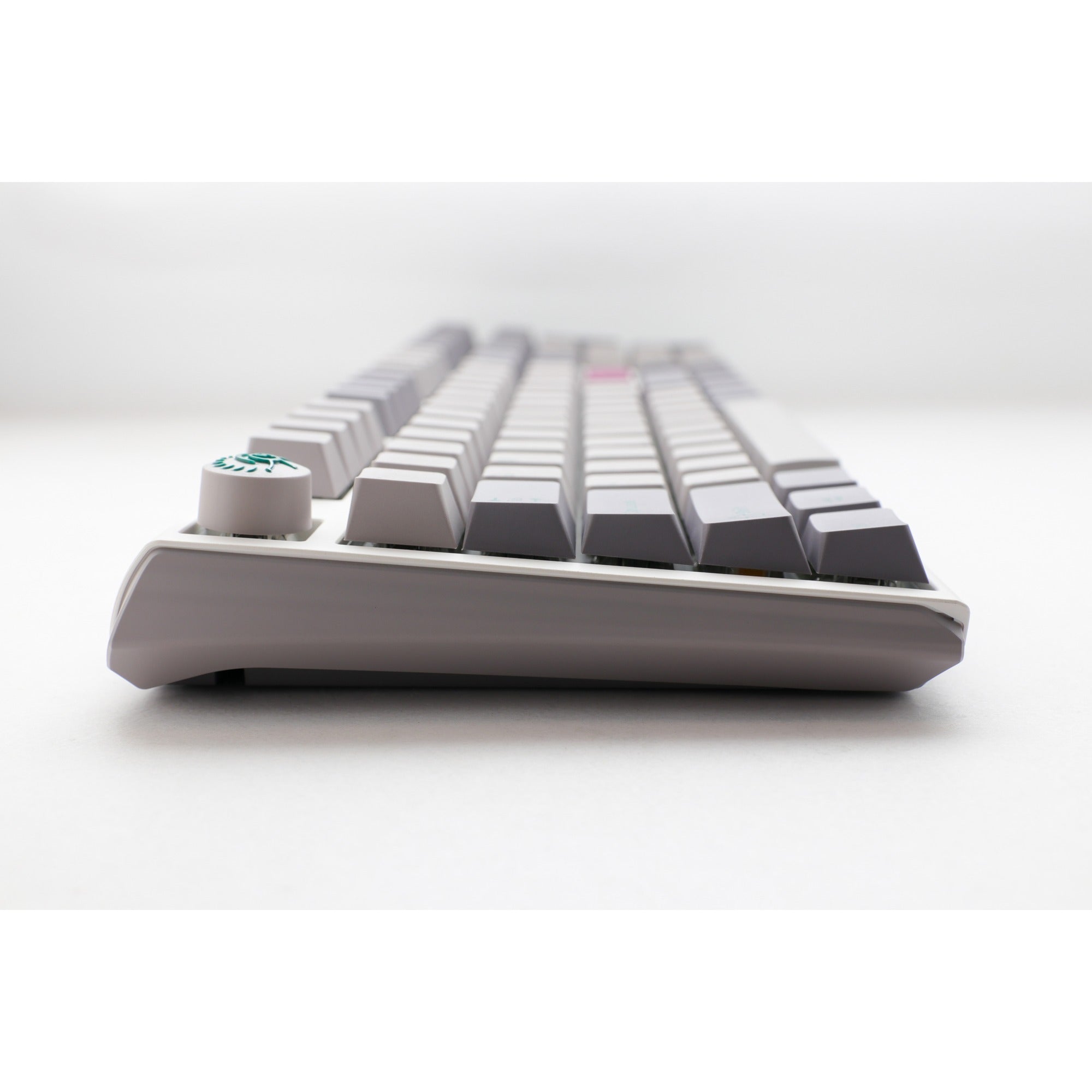Ducky one 3 mist grey rgb mechanisch toetsenbord (lichtgrijs, us lay-out (qwerty), cherry mx red, 100%, rgb led, double-shot pbt, hot-swappable, quack mechanics)