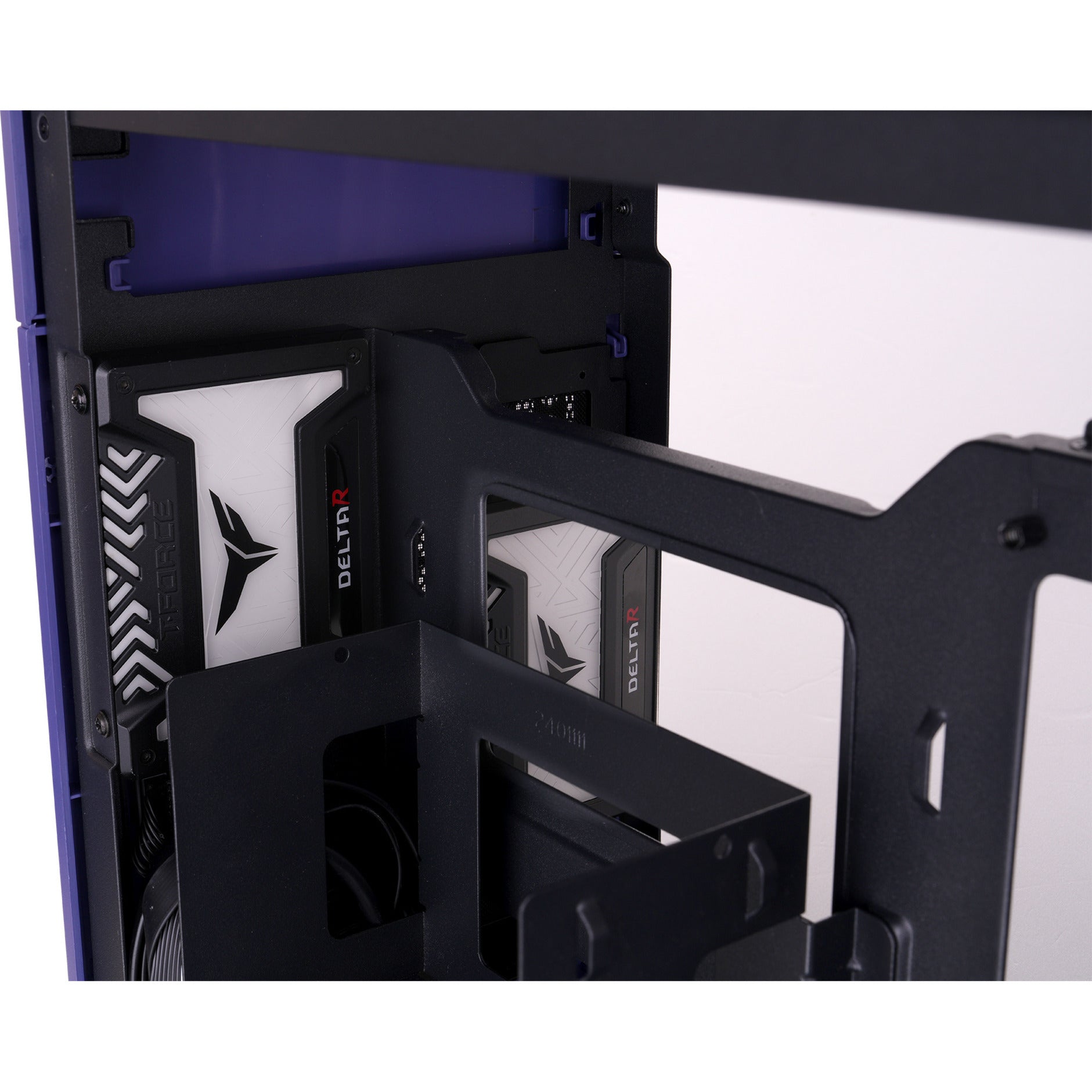 Thermaltake tr100 future dusk mini tower behuizing (paars | 2x usb-a | 1x usb-c)