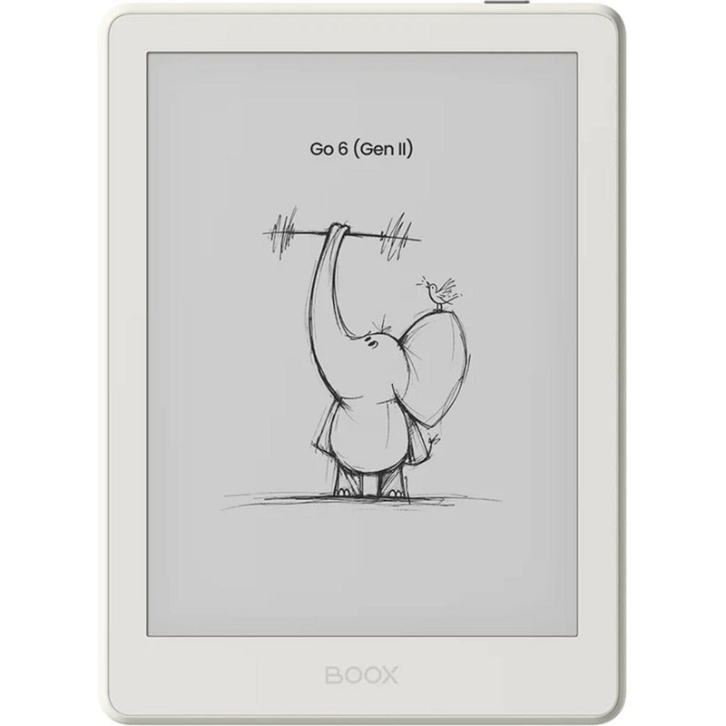 Boox go 6 (gen ii) e-reader (wit, 3 gb | 32 gb | android 11)