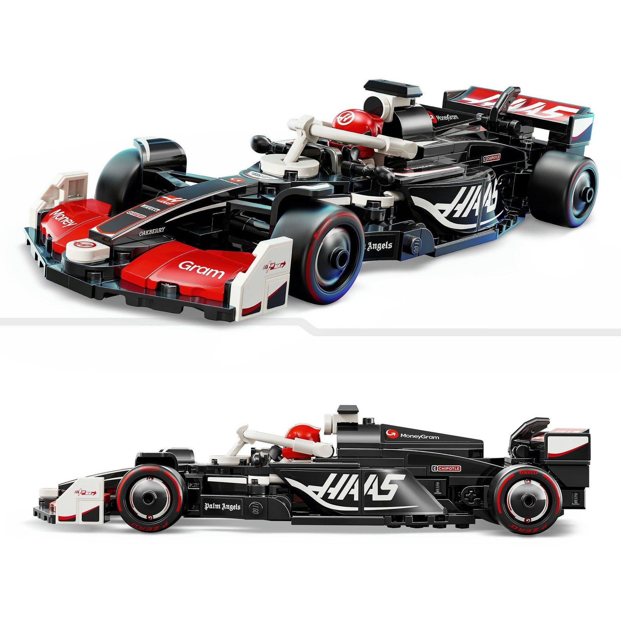 Lego speedkampioenen 77250 moneygram haas f1 team vf-24 racewagen