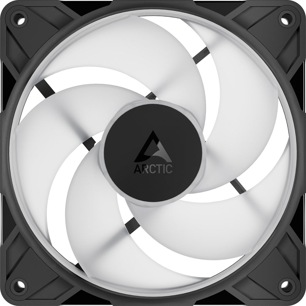Arctic p12 pro reverse a-rgb case fan (zwart, 120 x 120 x 27 mm, pwm)