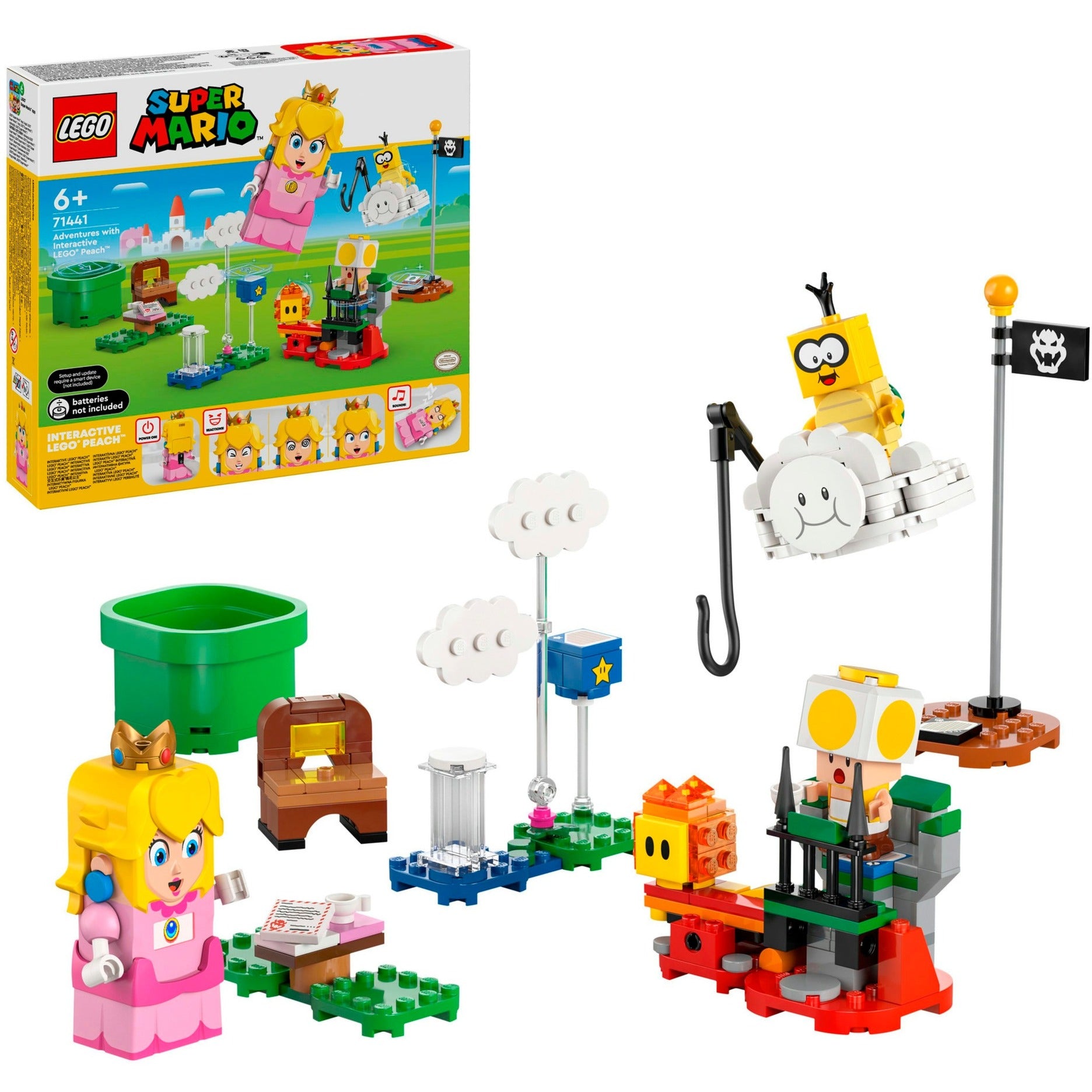 Lego super mario 71441 avonturen met interactieve perzik