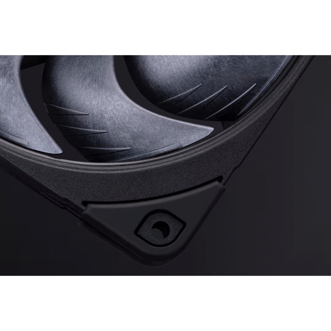 Noctua nf-a12x25 g2 pwm sx2-pp chromax.black case fans (zwart, 2 stuks, 120 x 120 x 25 mm)