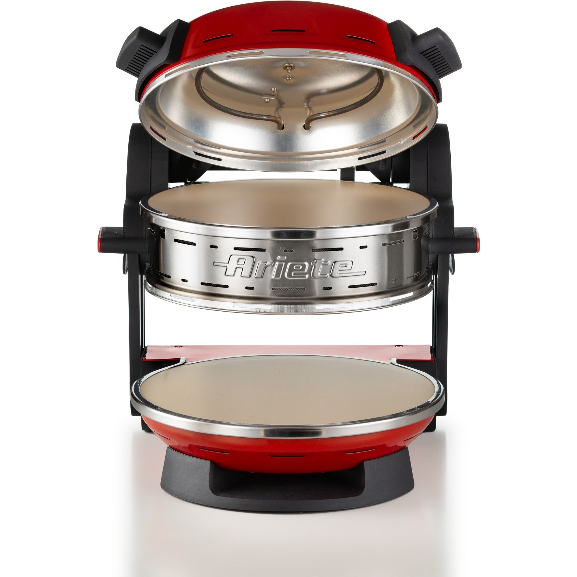 Ariete dubbele pizzaoven 0927 00 (rood)