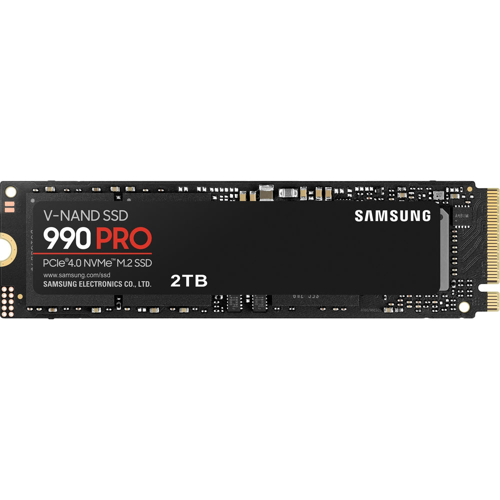 Samsung 990 pro 2 tb ssd (mz-v9p2t0bw, pcie gen 4.0 x4, nvme 2.0)