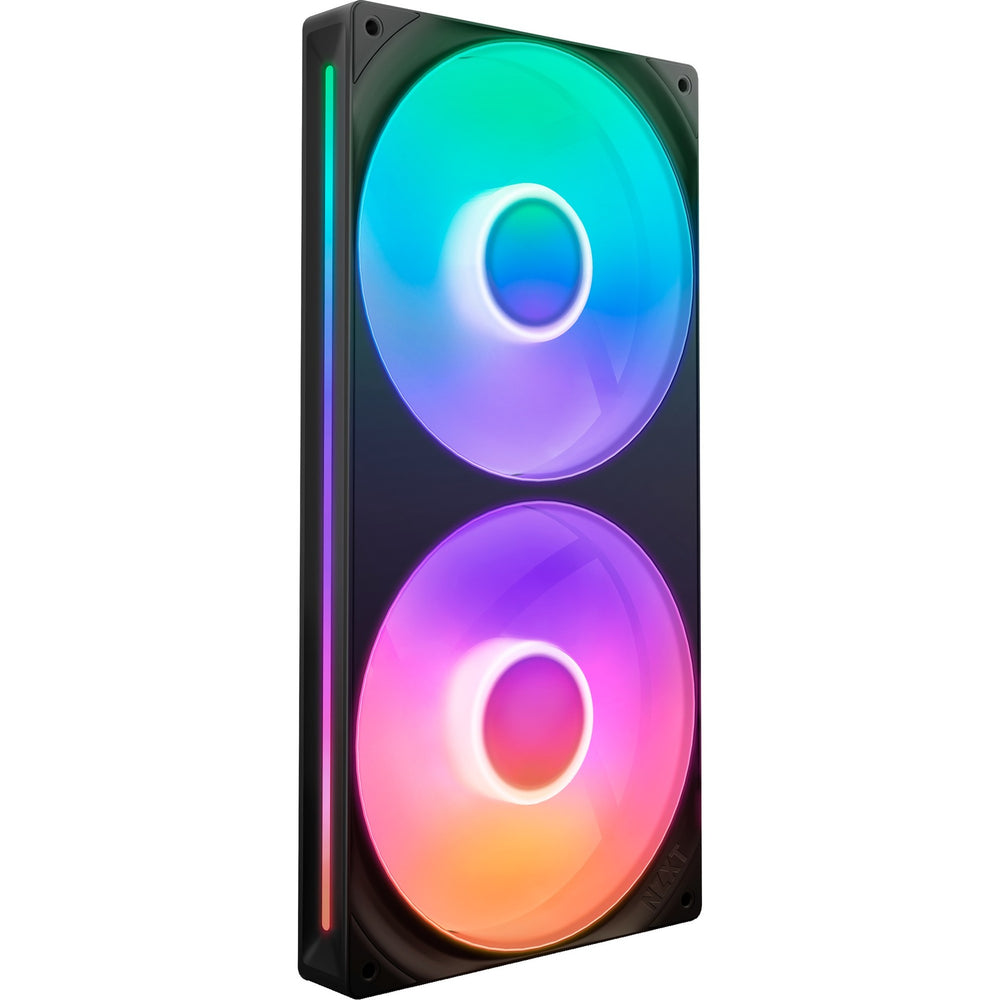 Nzxt f280 rgb core case fans (zwart, 2 stuks, 280 x 140 x 26 mm)