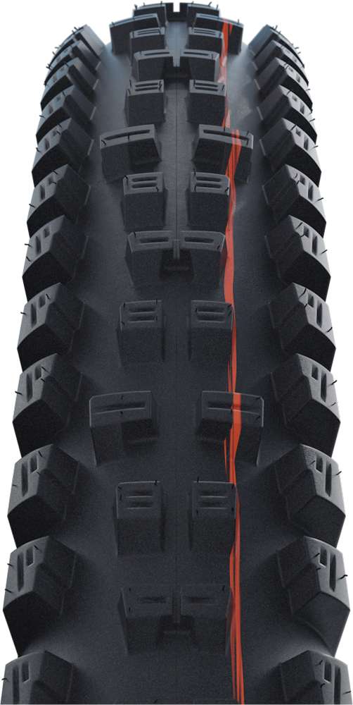 Schwalbe tacky chan evo super ground 29x2.40 addix soft e-50 folding tire