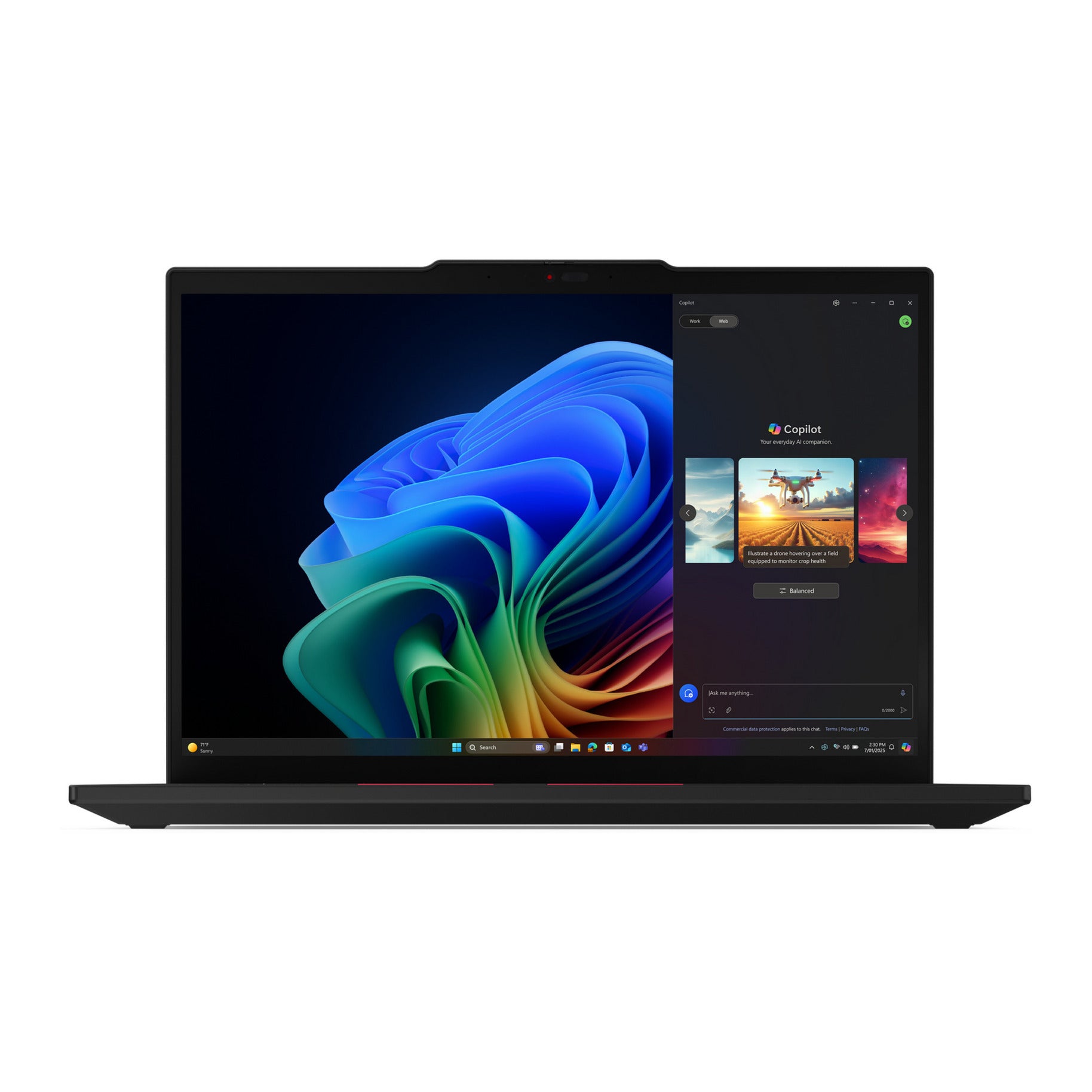Lenovo thinkpad t14 gen 6 amd (21qj005amh) 14 copilot+ laptop (zwart | ryzen ai 7 pro 350 | radeon 860m | 64 gb | 1 tb ssd)