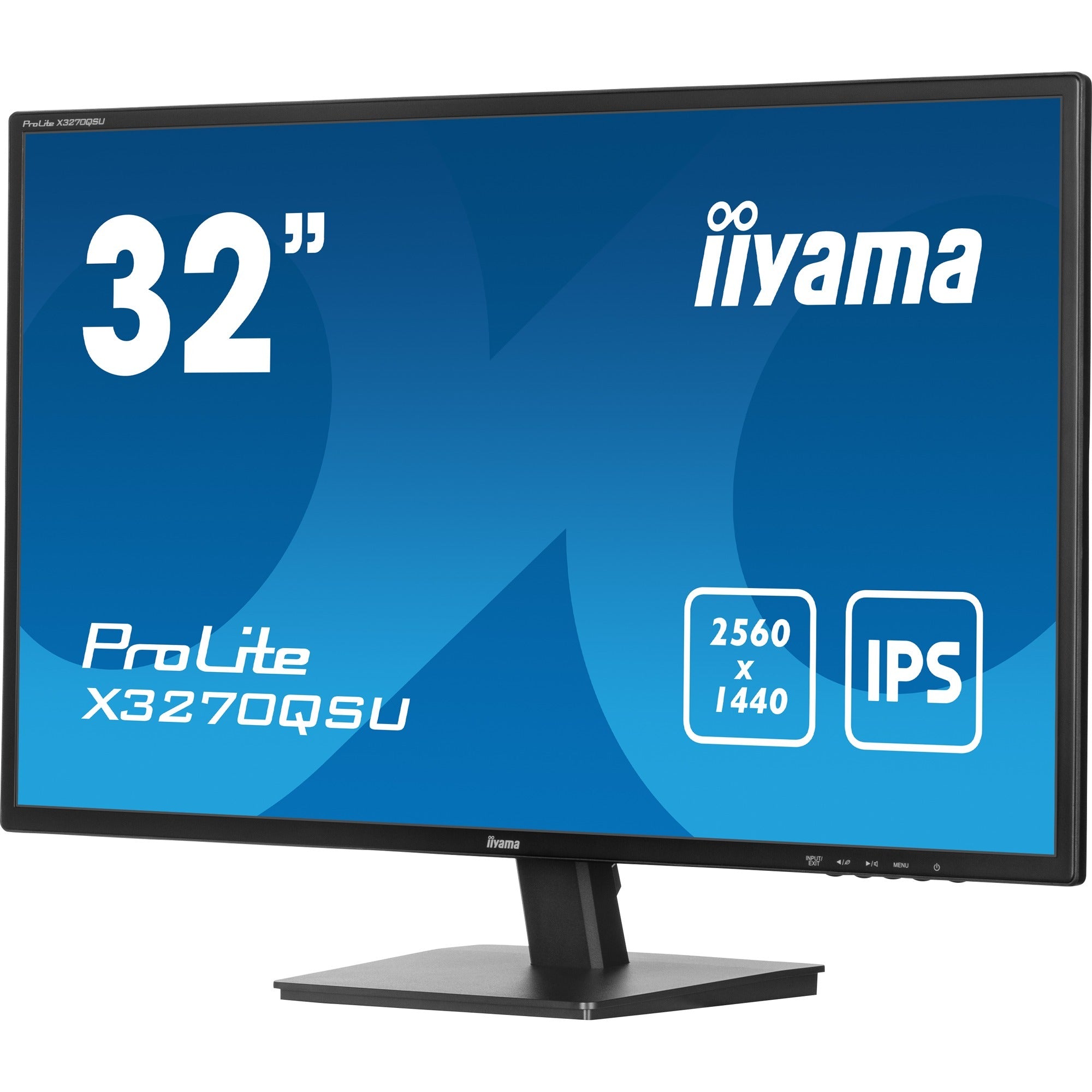 Iiyama prolite x3270qsu-b1 31.5 monitor (zwart, 2x hdmi, displayport, 3x usb-a)