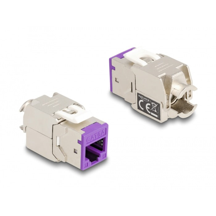 DeLOCK DeLOCK Keystone Module RJ45 Jack naar LSA Cat 6a gereedschapsvrij