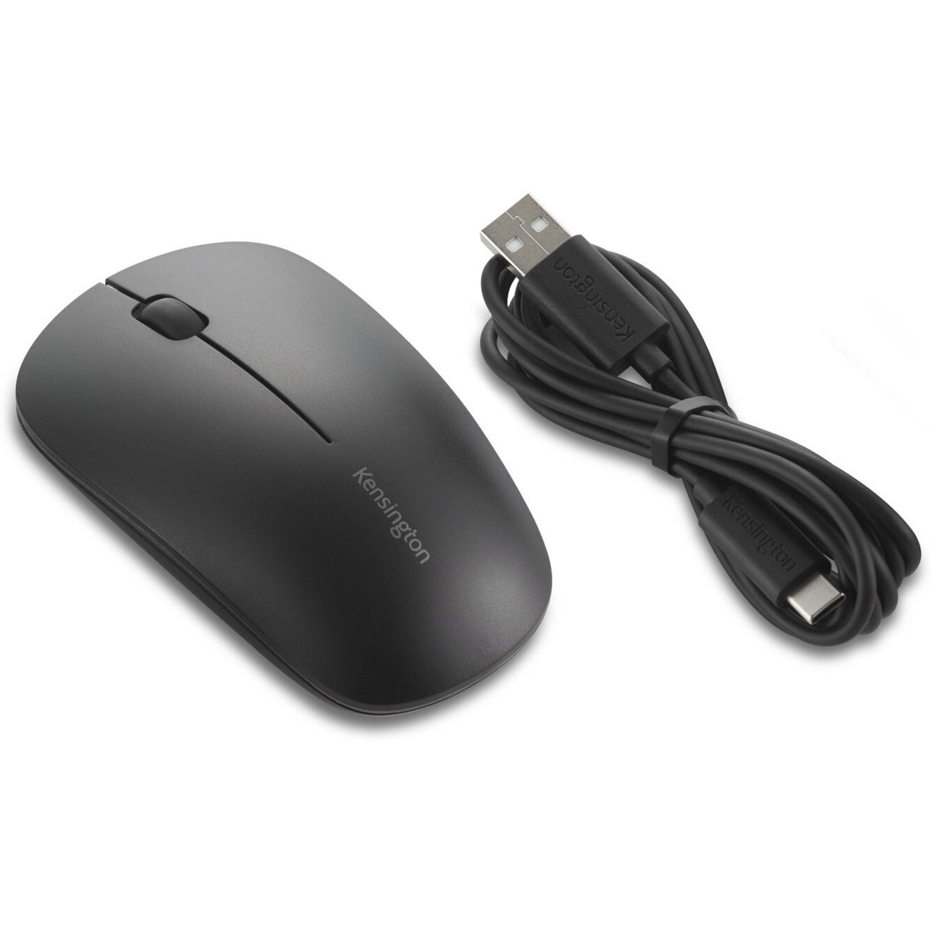 Kensington my230 eq rechargeable mouse - wireless – midsize (zwart, bluetooth, 2.4 ghz)