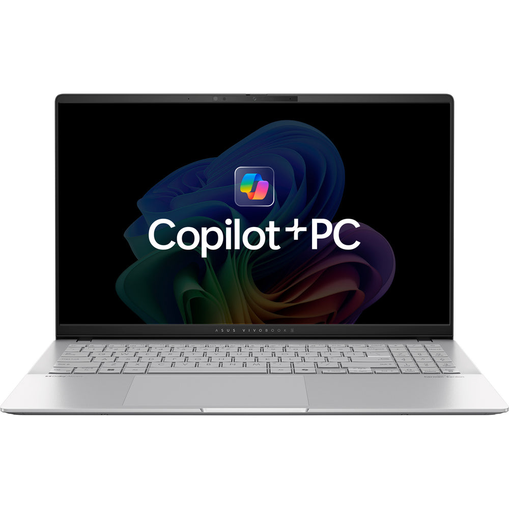 Asus vivobook s 15 oled s5507qa-ma006w 15.6 copilot+ pc laptop (zilver | snapdragon x elite x1e-78-100 | qualcomm adreno | 16 gb | 1 tb ssd | 120 hz)