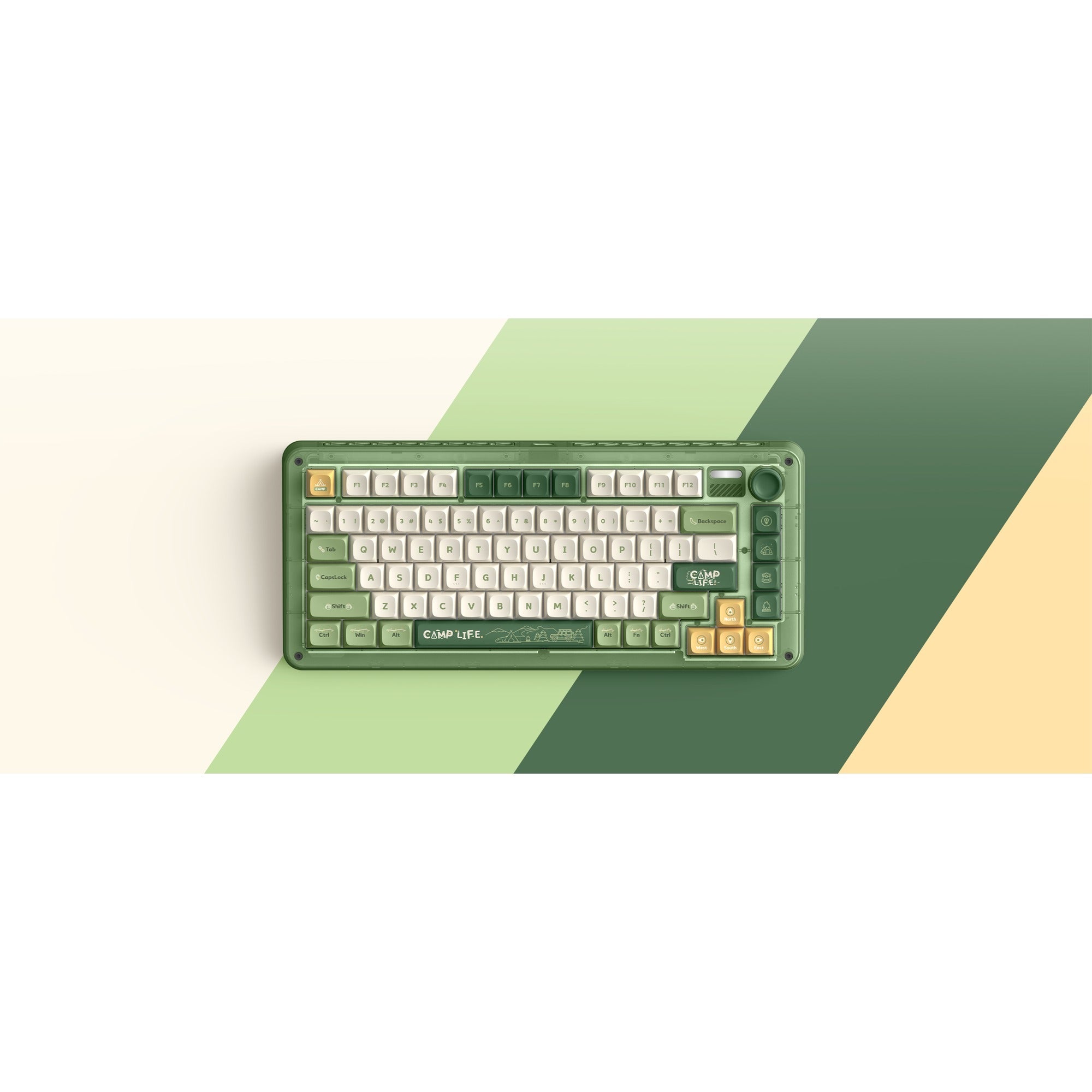 Iqunix ZX75 Camping Draadloos Mechanisch Toetsenbord