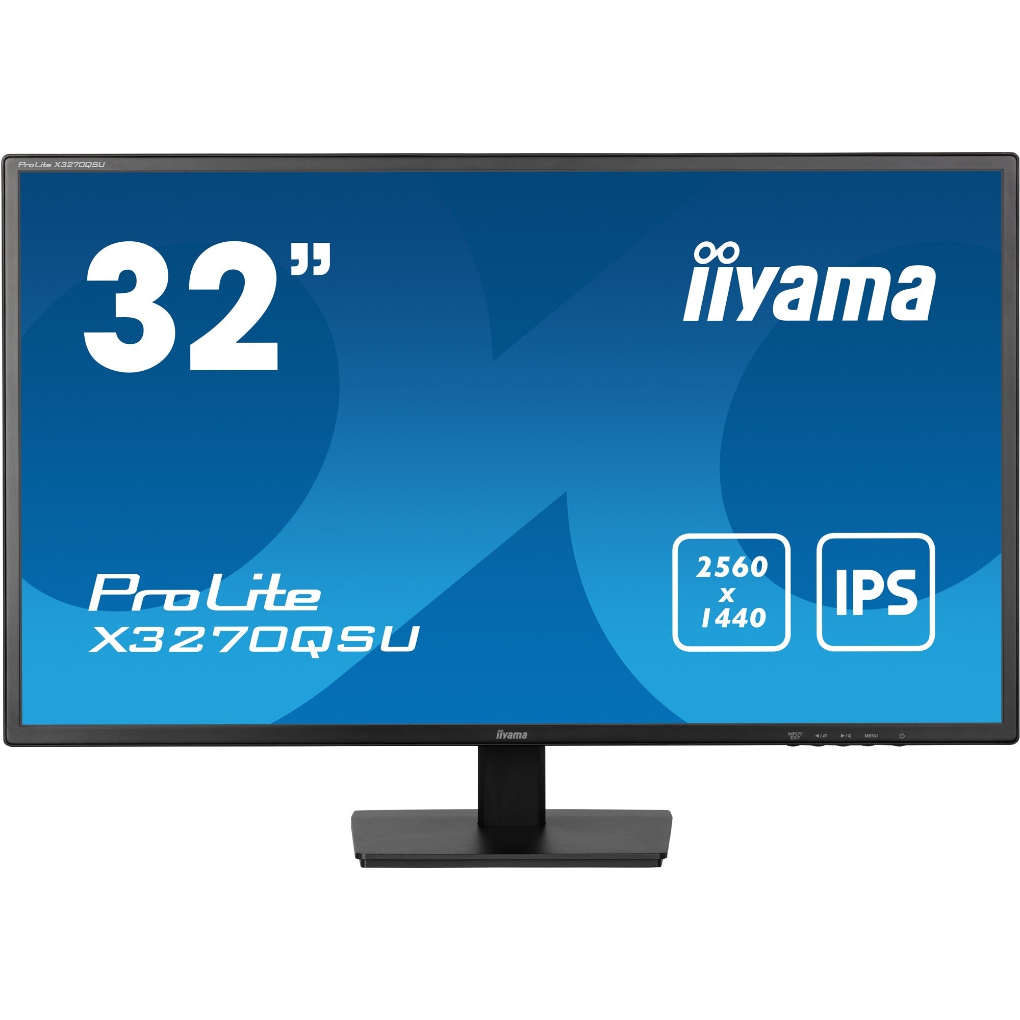 Iiyama prolite x3270qsu-b1 31.5 monitor (zwart, 2x hdmi, displayport, 3x usb-a)