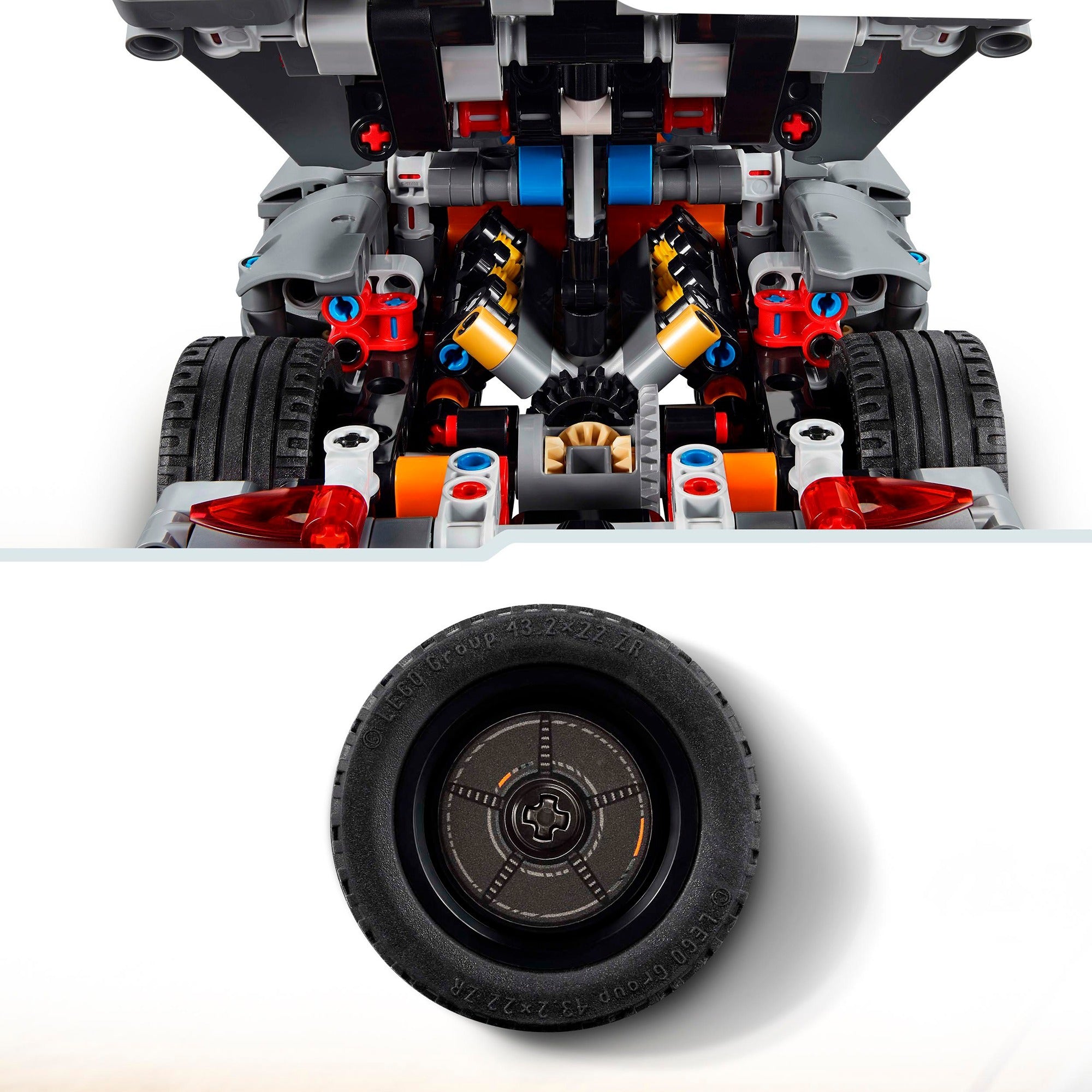 Lego 42173 technic koenigsegg jesko absoluut grijze hypercar