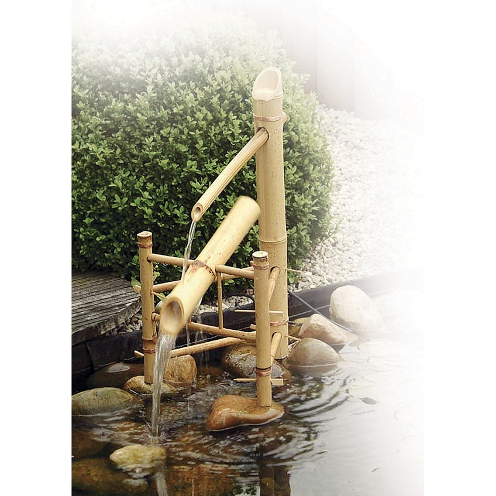 Ubbink acquaarte - bamboe watertuimelaar waterornament (bruin)