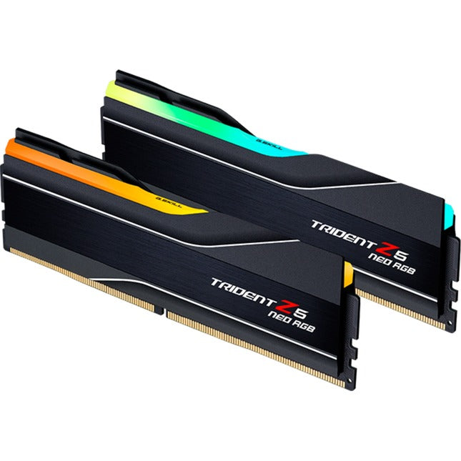 G.skill 32 gb ddr5-6000 kit werkgeheugen (zwart, f5-6000j3636f16gx2-tz5nr, trident z neo rgb, expo)