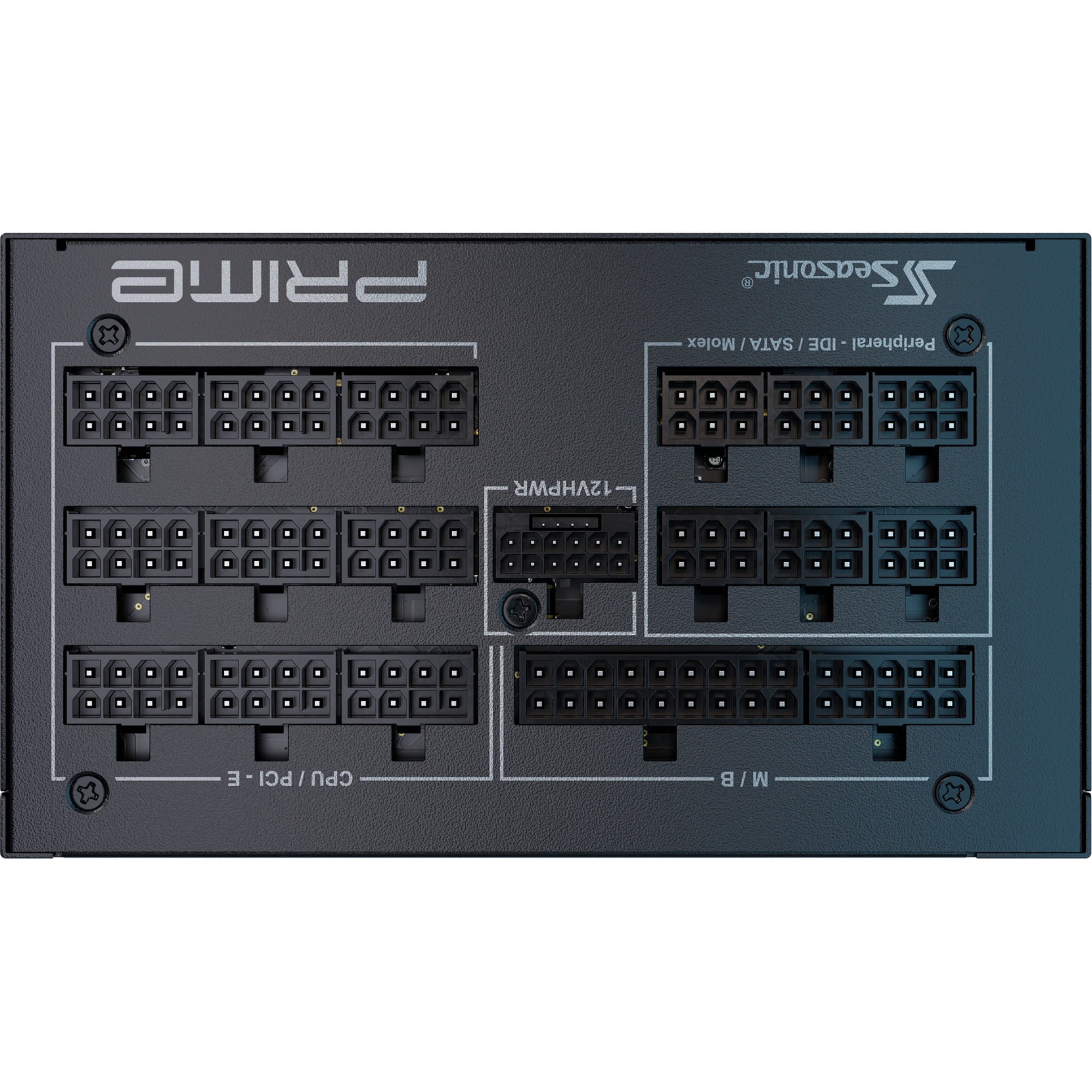Seasonic prime tx-1300 modulaire 1300 watt voeding (zwart, 1x 12vhpwr, 6x pcie)