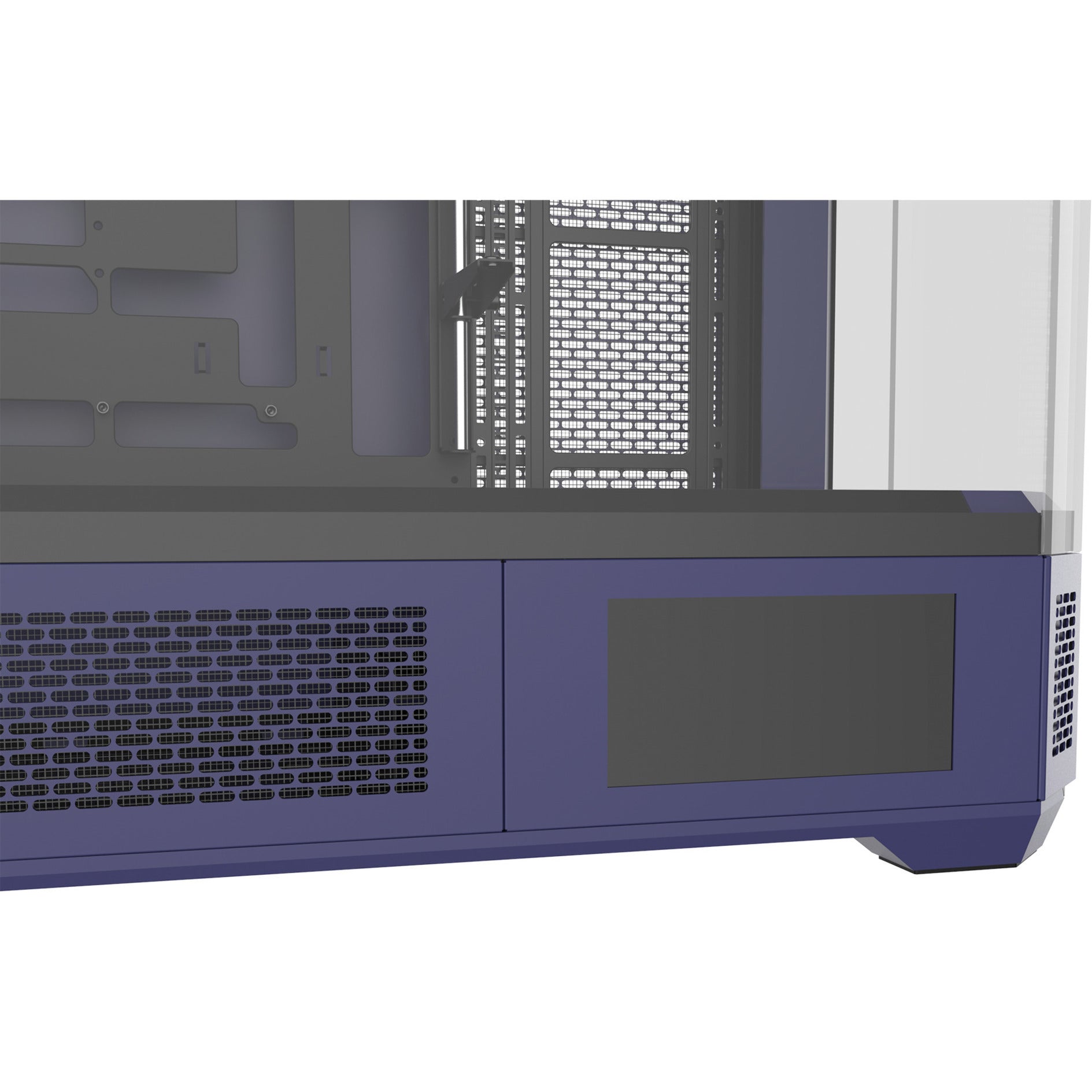 Thermaltake view 600 tg future dusk big tower behuizing (paars zwart | 2x usb-a | 1x usb-c | tempered glass)