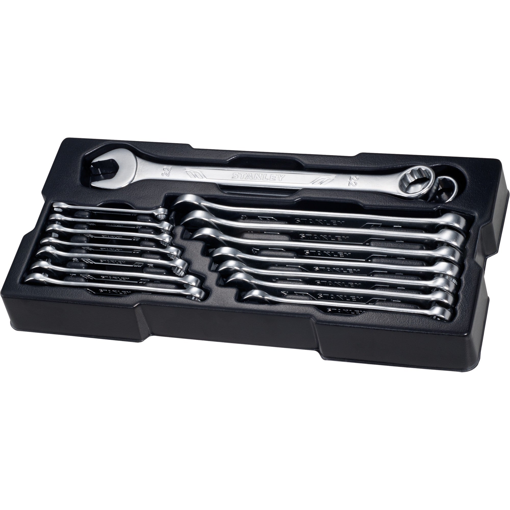 Stanley handgereedschap stanley transmodule ringsteeksleutelset 16-delig - stmt1-74178 - stmt1-74178