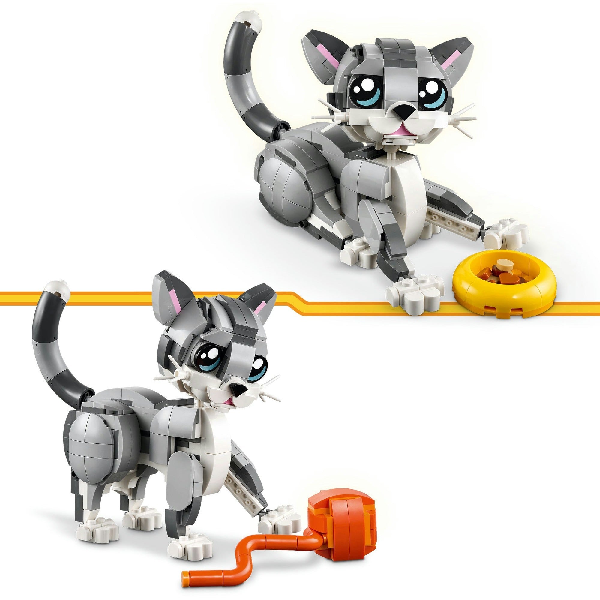 Lego creator 3in1 speelse kat dieren - 31163