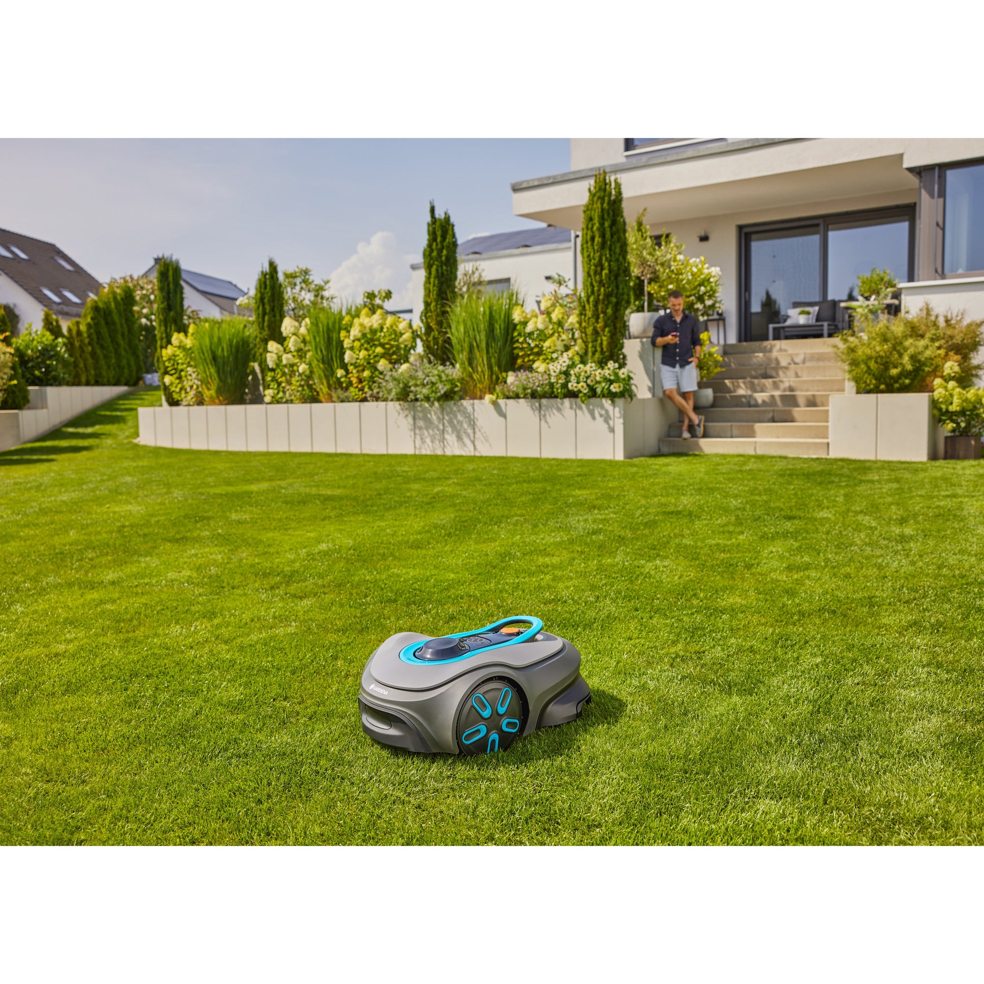 Gardena robotmaaier smart sileno free 1500 m² (zwart)