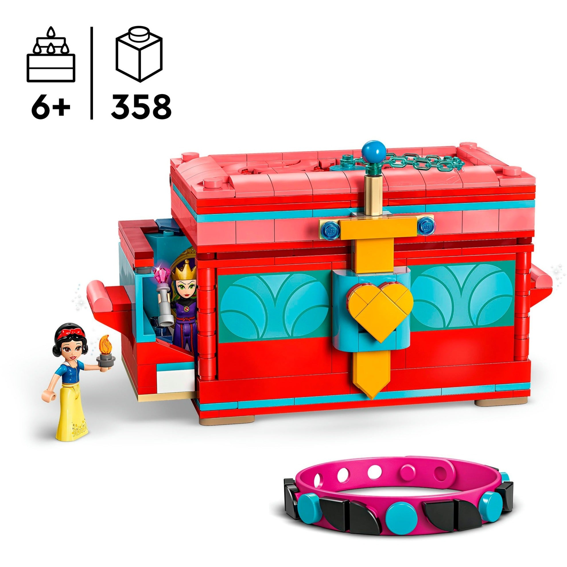 Lego 43276 disney princess snow white jewelry box