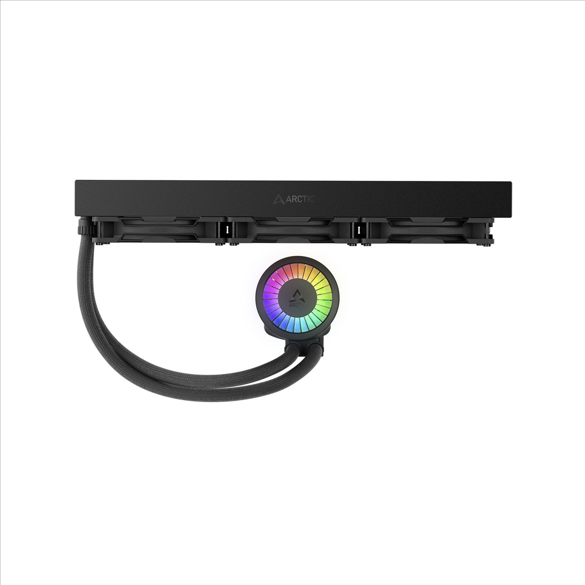 Arctic liquid freezer iii pro 420 a-rgb waterkoeling (zwart, 4-pins pwm fan-connector)