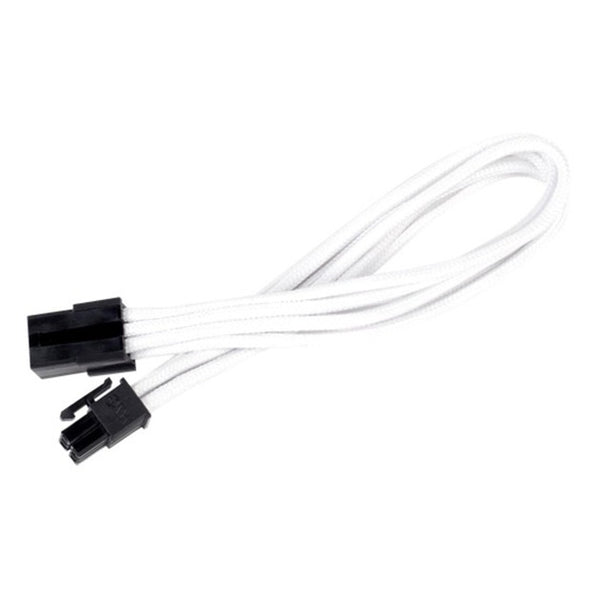 Silverstone 6-polig pcie verlengkabel (wit, 25 centimeter, pp07-ide6w, lite retail)