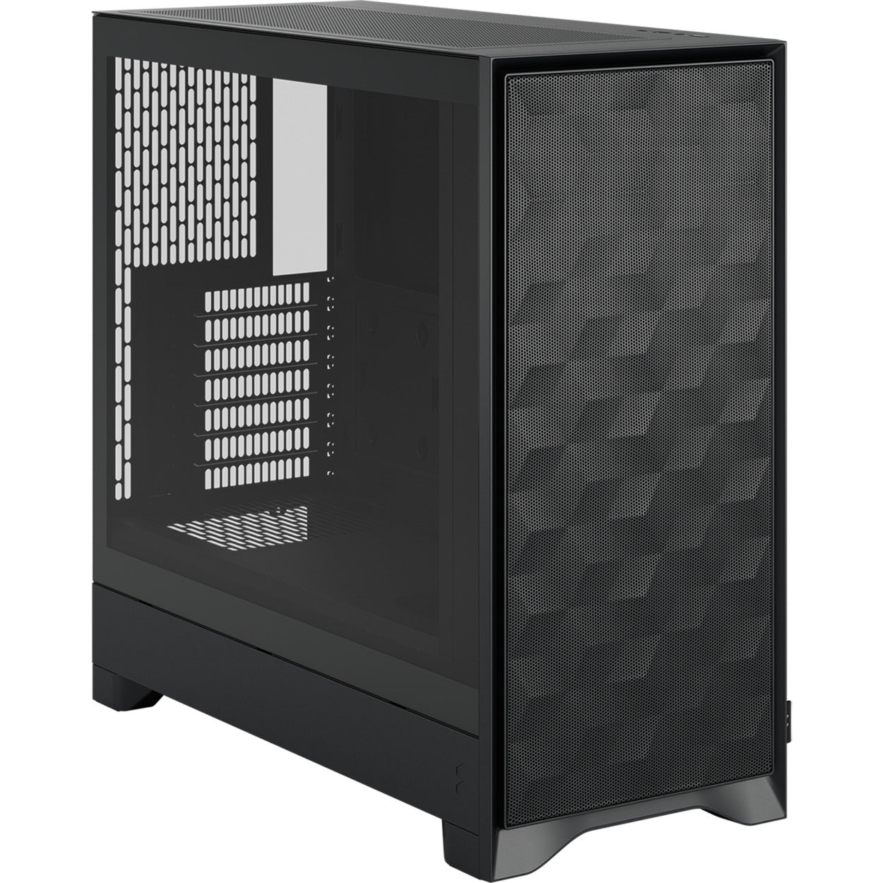 Fractal design pop 2 air midi tower behuizing (zwart | 1x usb-a | 1x usb-c | tempered glass)
