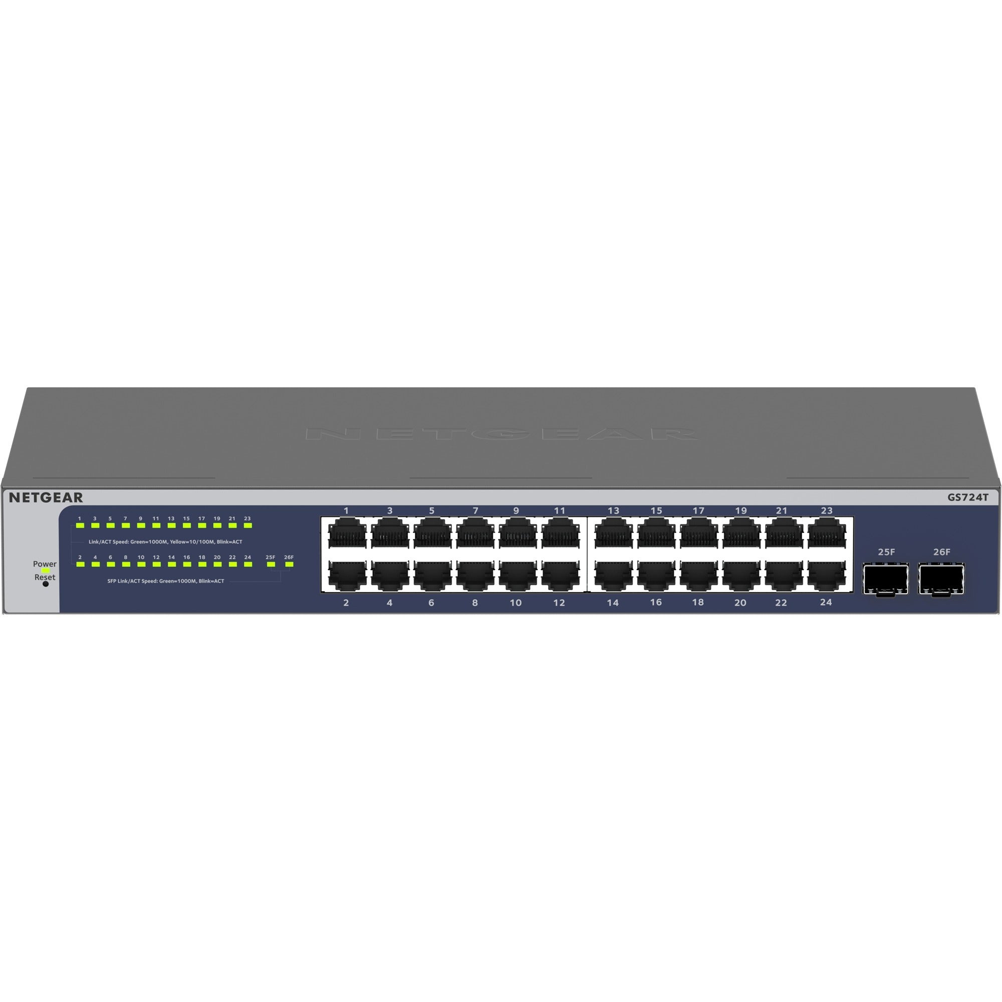 Netgear 24-poorts Gigabit-switch (GS724Tv6)