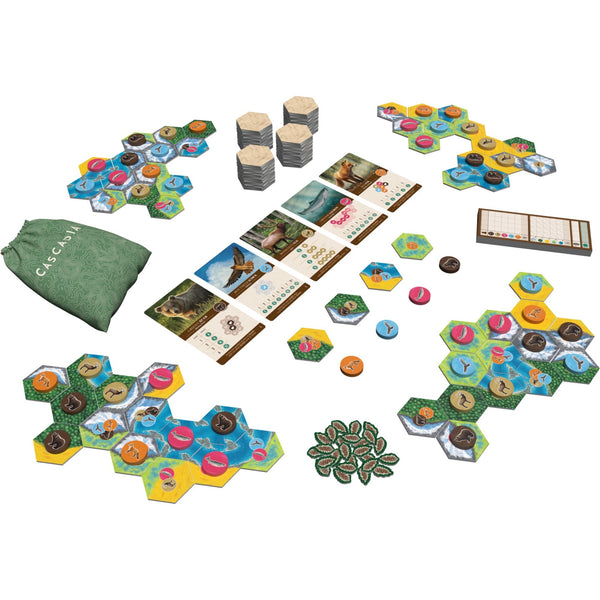 White Goblin Games Cascadia Board Game (Dutch, 1 - 4 players, 45 minutes, from 10 years)