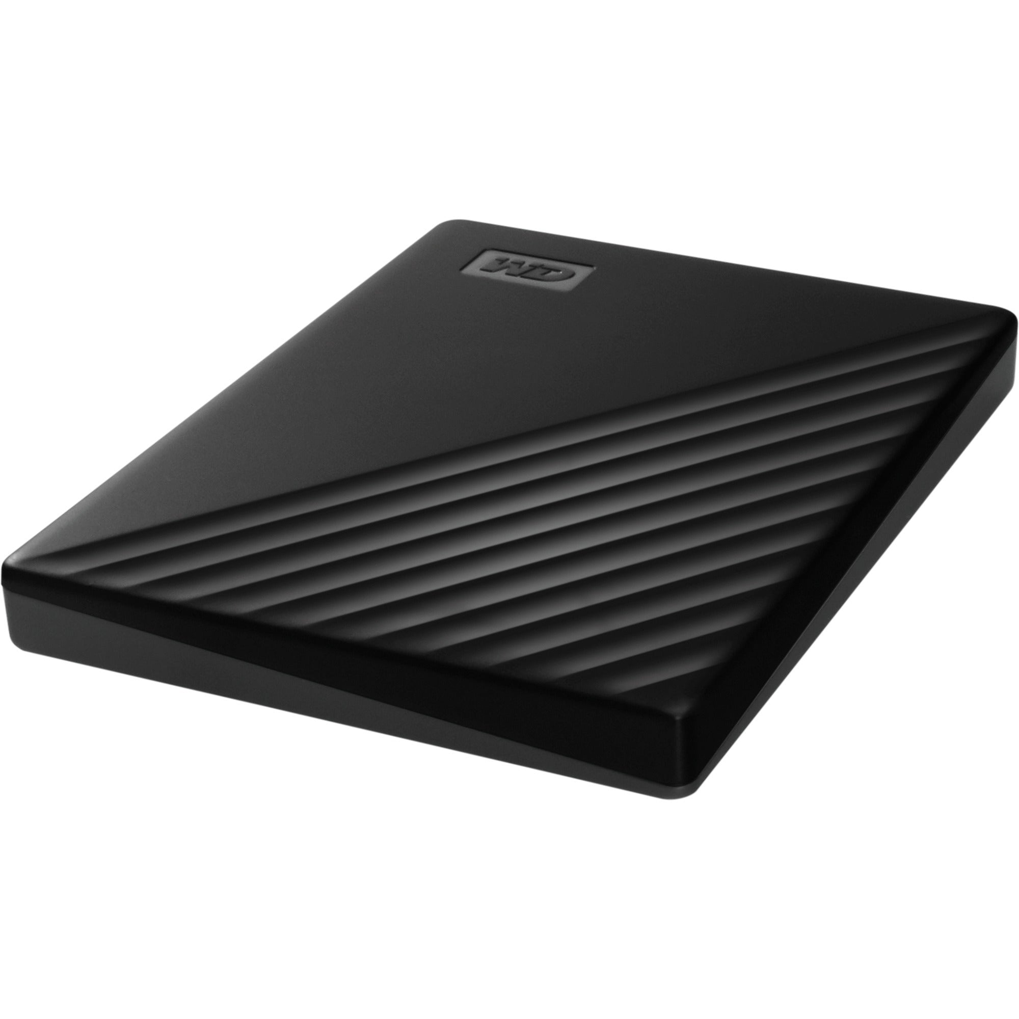 Wd my passport 2 tb externe harde schijf (zwart, byvg0020bbk-wesn, micro-usb-b 3.2 (5 gbit s))