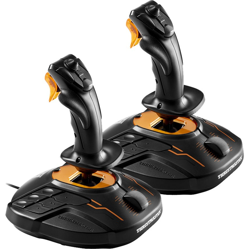 Thrustmaster t.16000m fcs space sim duo joystick (zwart oranje, pc)
