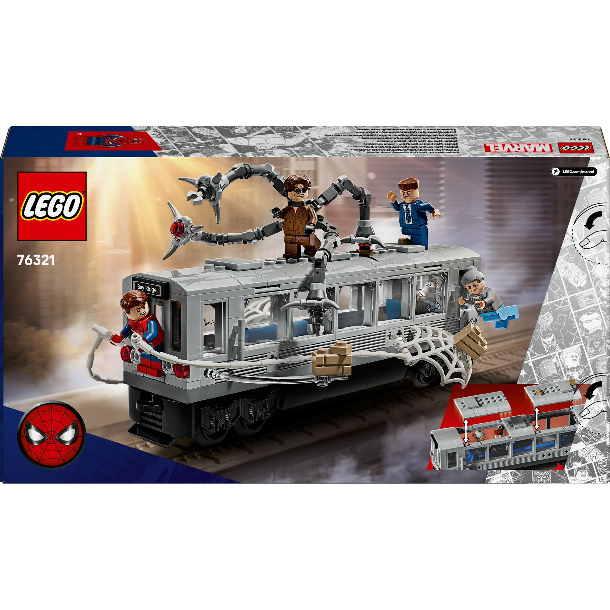 Lego ® marvel spider-man vs. doc ock metroscène - 76321