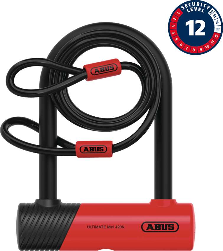 Abus beugelslot ultieme 420k 150hb140 ush + cobra 10 120