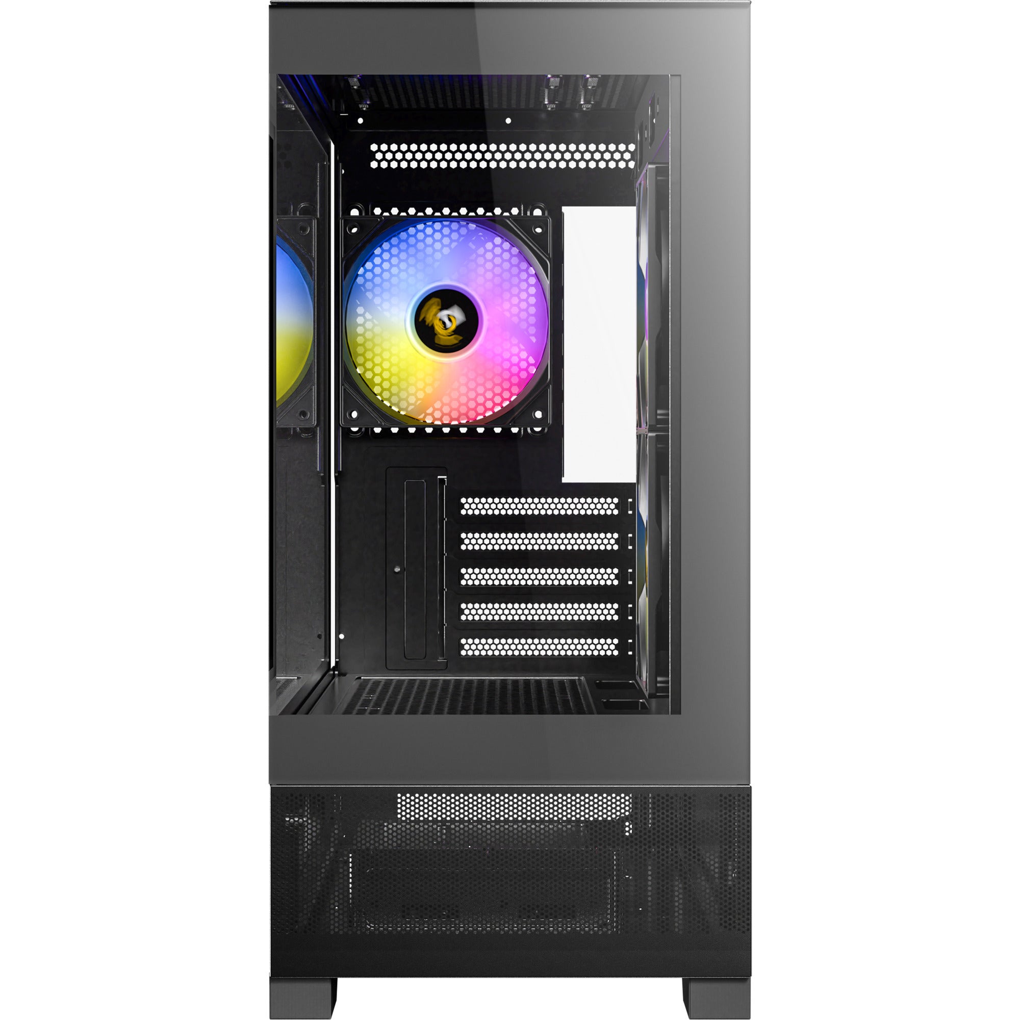Antec cx500m argb mini tower behuizing (zwart | 2x usb-a | 1x usb-c | tempered glass)