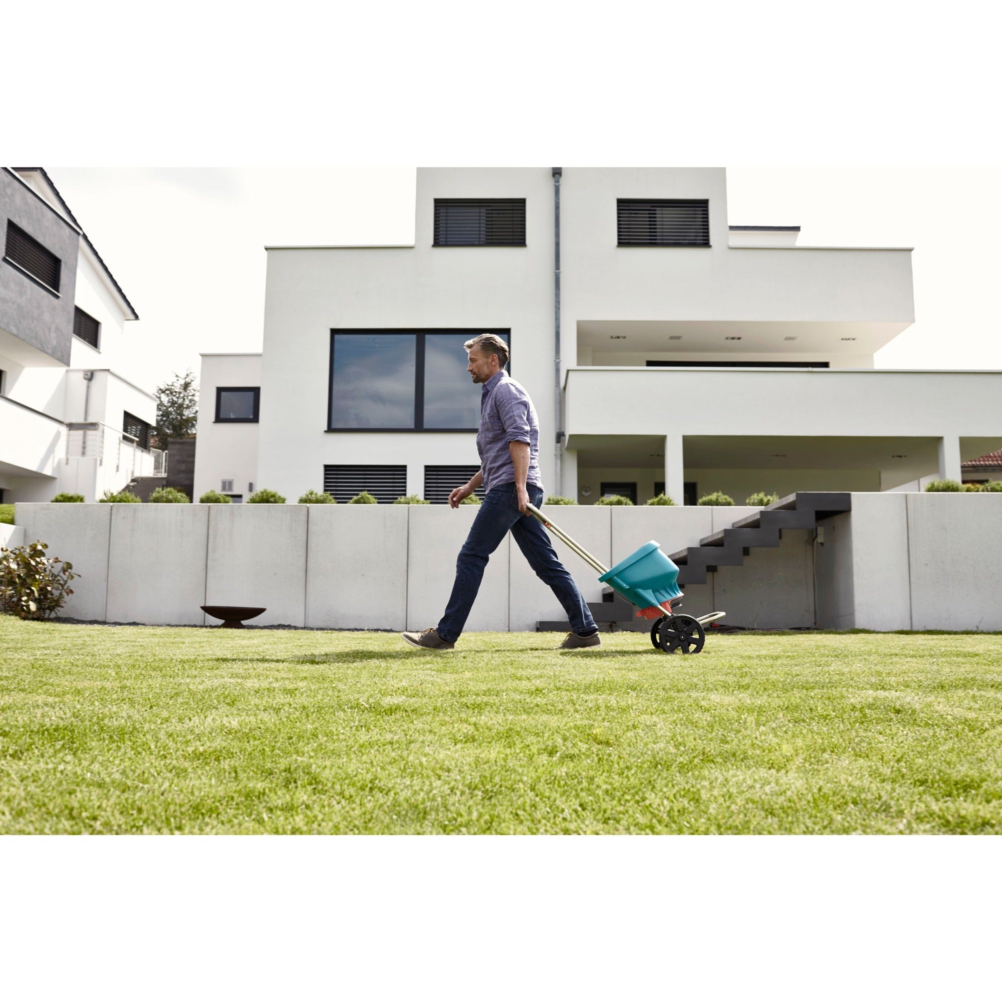 Gardena strooiwagen xl strooiapparatuur (turquoise zwart, 436-20)