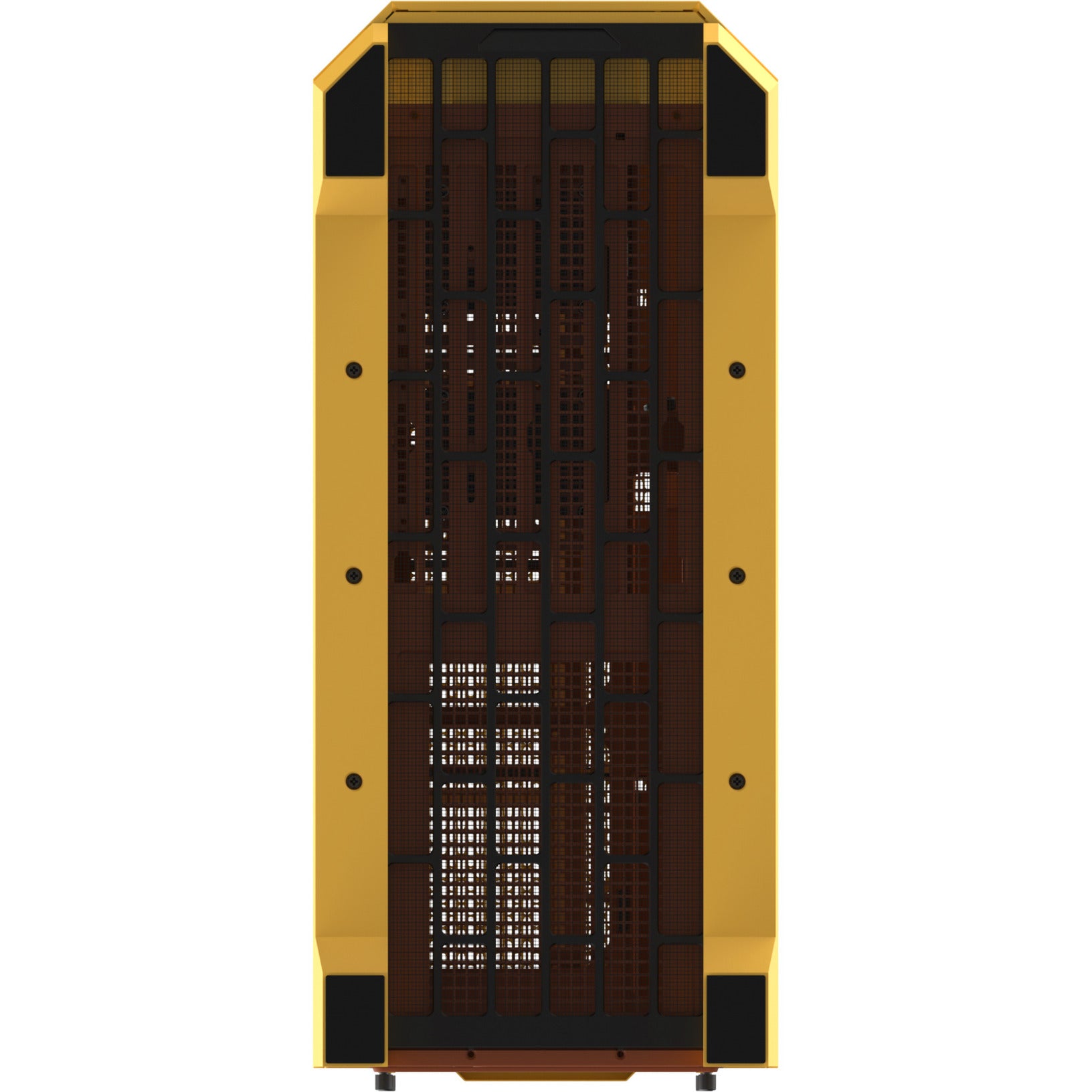 Thermaltake view 600 tg butter caramel big tower behuizing (geel | 2x usb-a | 1x usb-c | tempered glass)