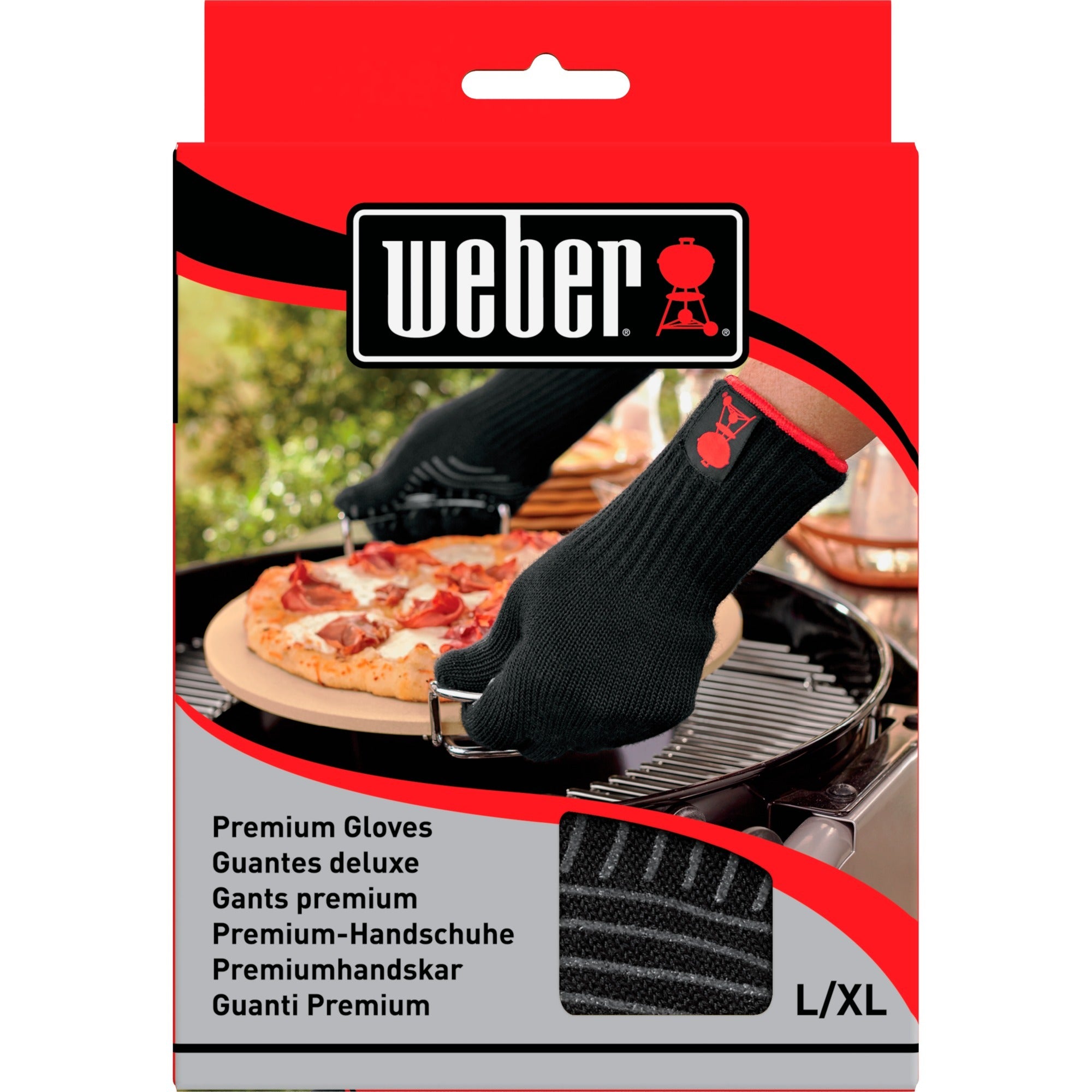 Weber premium handschoenen (zwart, maat l xl)