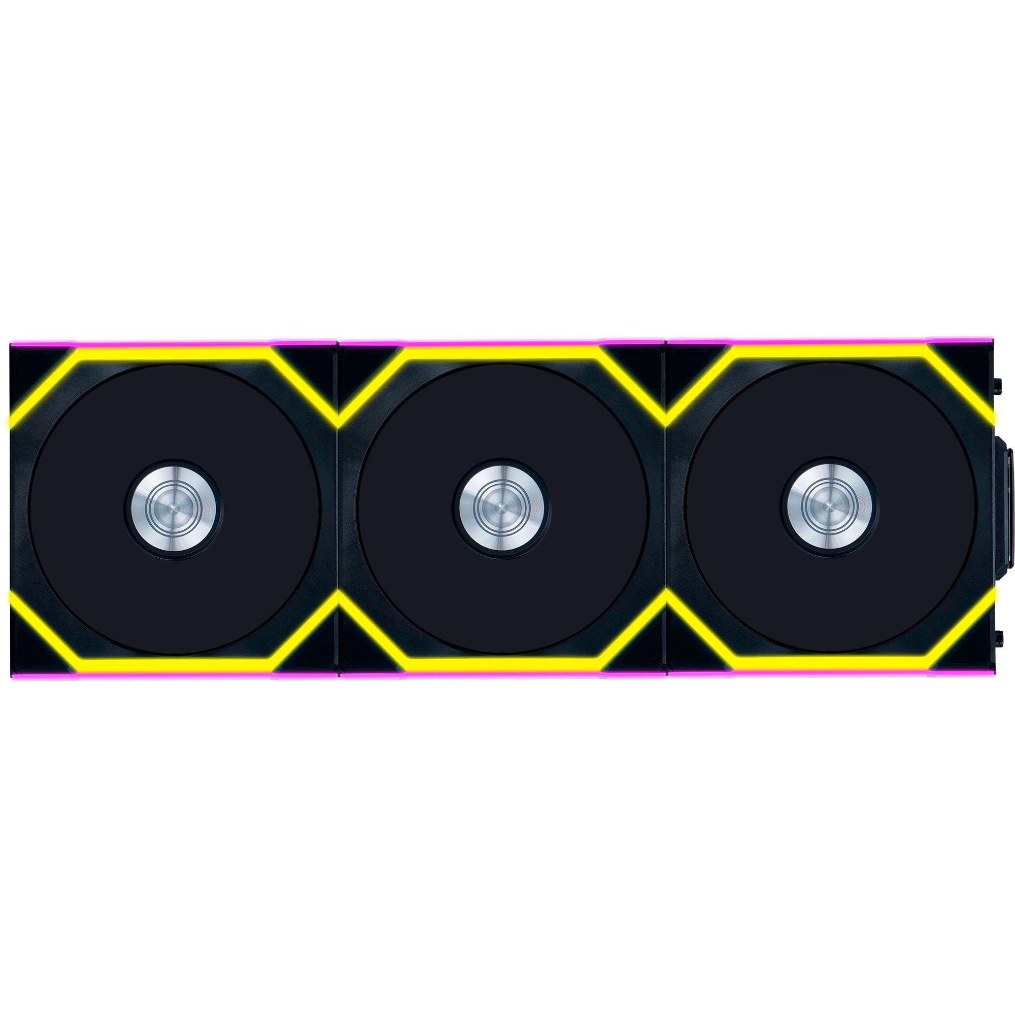 Lian li uni fan sl120 wireless rgb case fans (zwart, 3 stuks, 120 x 124.5 x 28 mm, pwm)