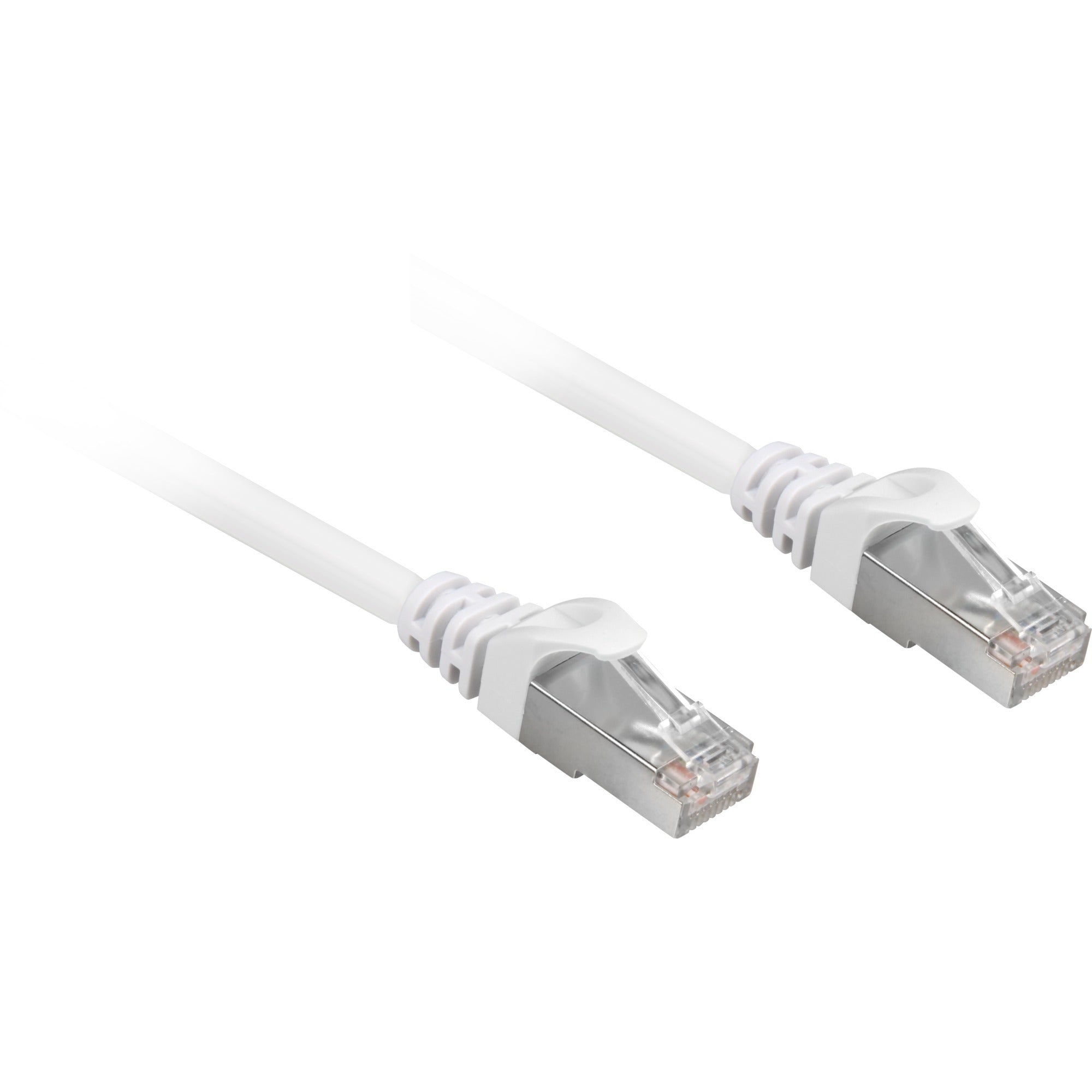 Sharkoon cat.6a netwerkkabel (wit, 5 meter, sftp, rj-45, halogeenvrij)