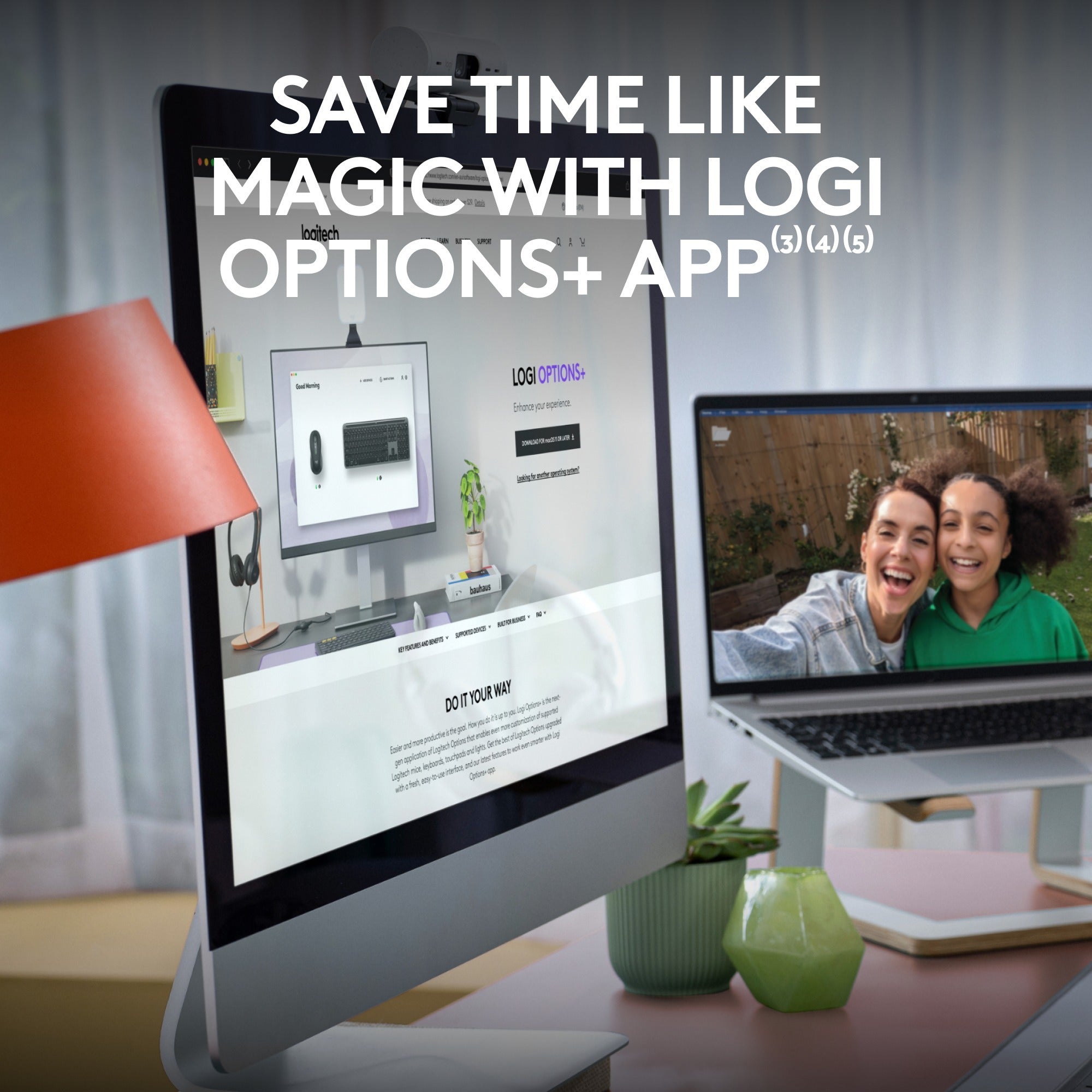 Logitech mk950 signature slim draadloze desktopset (grafiet, us-international lay-out (qwerty), 400 - 4000 dpi)