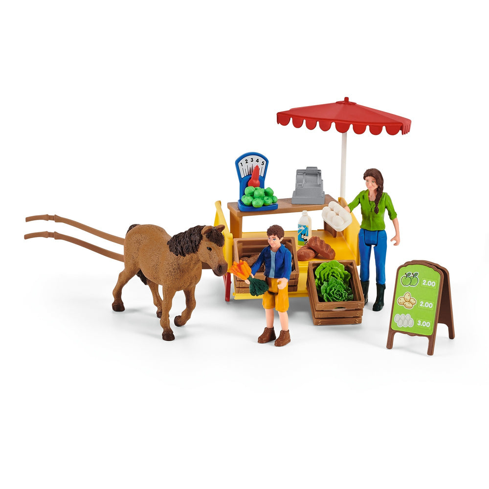 Schleich farm world - mobiele farmstand speelfiguur