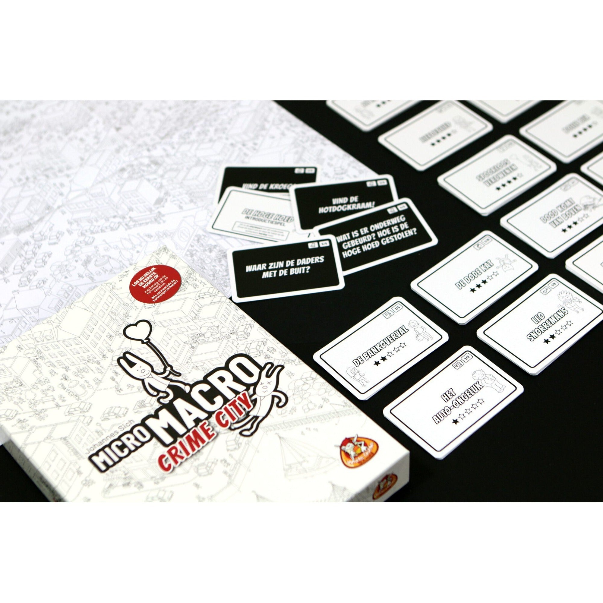 White goblin games micromacro: crime city bordspel (nederlands, 1 - 4 spelers, 15 - 45 minuten, vanaf 12 jaar)