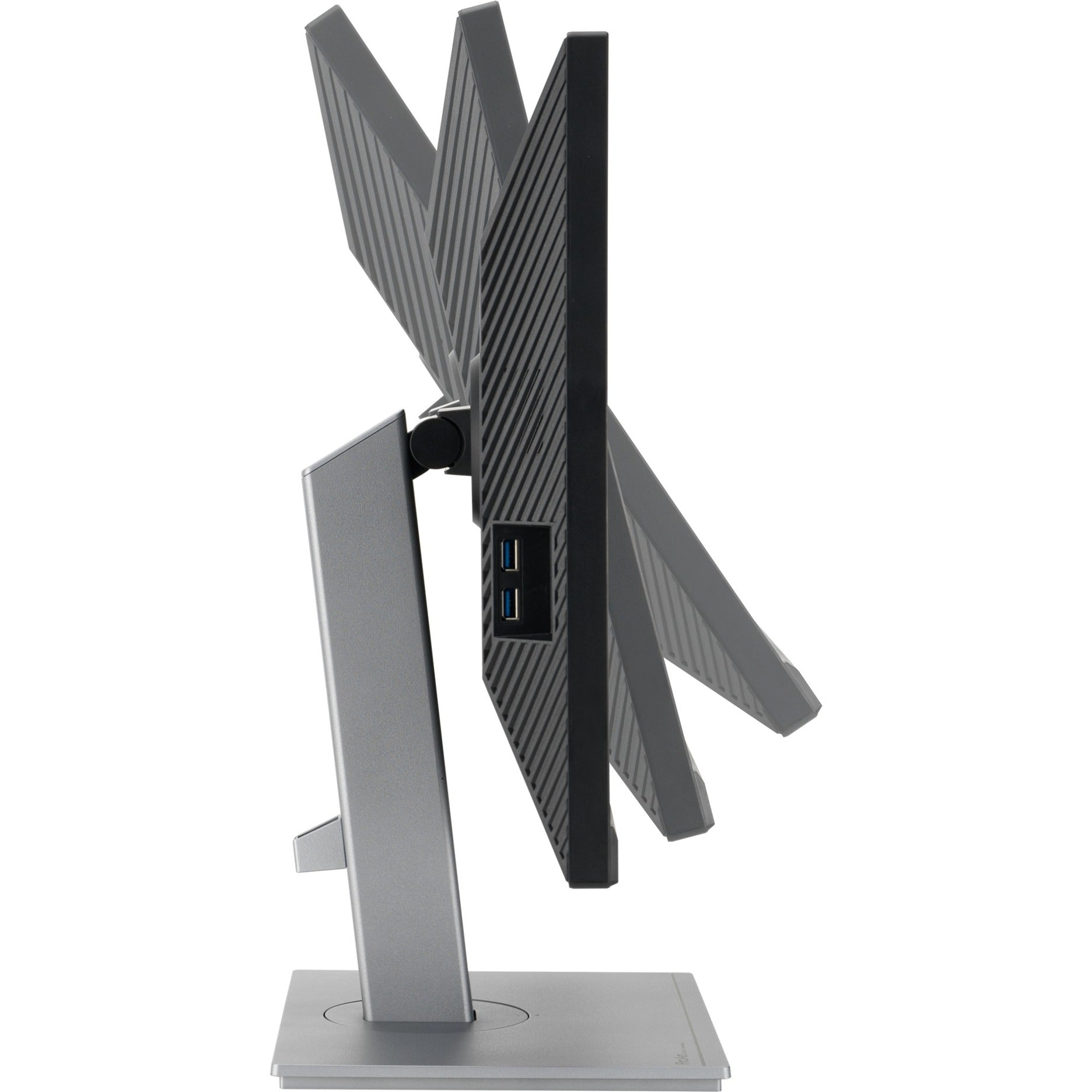 Asus proart display pa248cnv 24 monitor (zwart zilver, 75 hz, hdmi, displayport, usb, lan, audio)