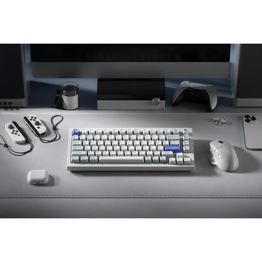 Keychron q1 he 8k magnetic switch keyboard (wit, us lay-out (qwerty), ultra-fast lime, 75%, rgb, hot swap, 8k)